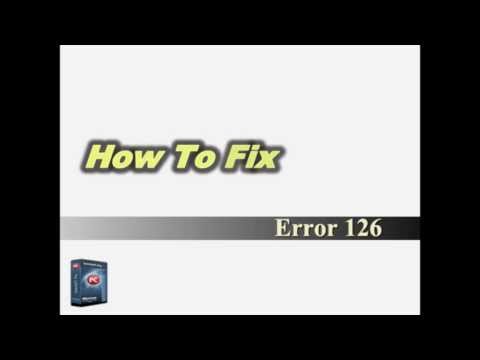 How To Fix Error Code 126