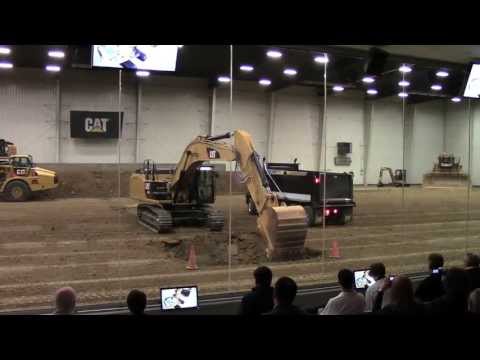 Caterpillar's 336E H hydraulic hybrid excavator