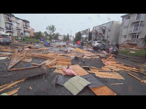 Tornado wtet in Ottawa und Gatineau im Osten Kanad ...