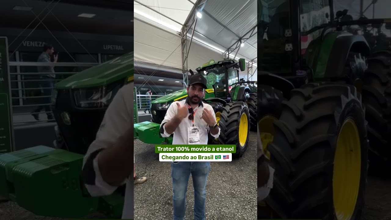 Trator movido a etanol vai substituir o diesel? 🚜 #Agro #Etanol #Shorts