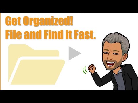how to organize computer files