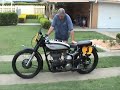MANX NORTON MOTORCYCLE 1949 DOHC 500CC D11M