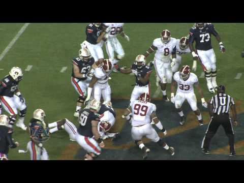 Vs. - Watch as No. 4 Auburn beats No. 1 Alabama 34-28 on the final play in the Iron Bowl at Jordan-Hare Stadium on November 30, 2013.