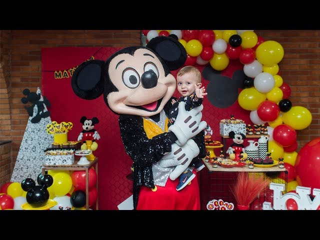 Filmagem Festa 1 aninho Mickey Sao Paulo SP Zona Sul'