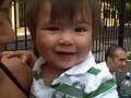 Tenzin and Lola at the playground