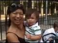 Tenzin and Lola at the playground