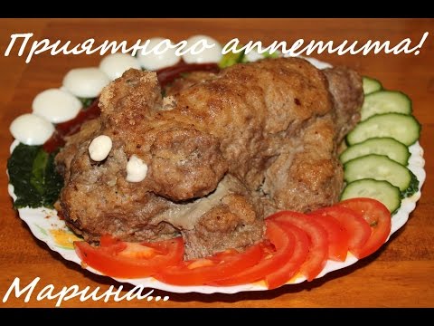 Мясной рулет в мультиварке рецепт с фото