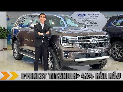 Thực tế Màu Nâu trên Everest Titanium+ 4x4 2023 - Thêm lựa chọn cho người Trầm tính thích đơn giản