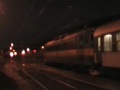 Odjezd rychlíku ze stanice Praha Vysočany