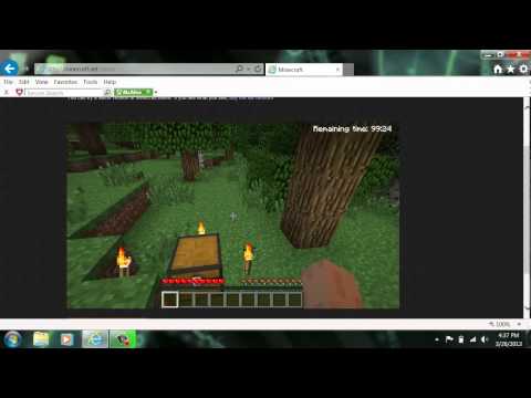 how to play a minecraft demo
