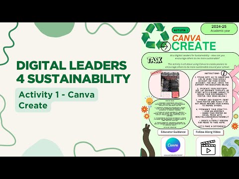 Digital Leaders 4 Sustainability – Activity 1 – Canva Create – PB ...