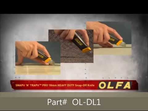 how to snap off olfa blades