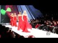 Divas in Red light up the runway - New York Post