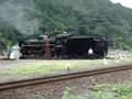 SL山口号（C57津和野駅・ターンテーブル回転)＃２