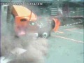 Train crashaccident, hits truck at crossing