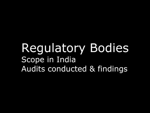 Audit of Regulatory Bodies (Presentation by DRAAOs)
