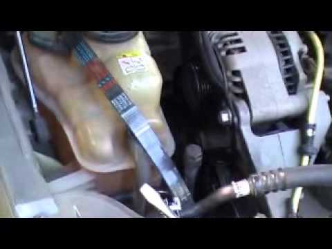 Belt Tensioner Replacement on 2003 Mercury Sable