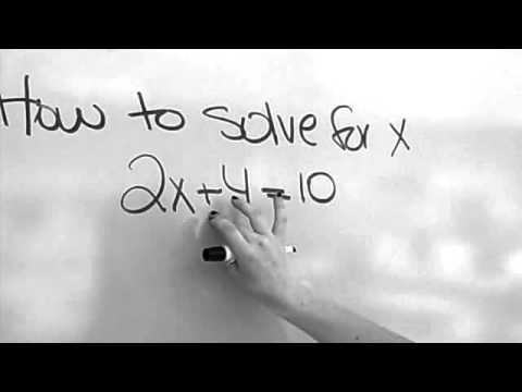 how to isolate x in algebra