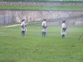 Louisbourg Fortress Military Demo with gun blasts :)