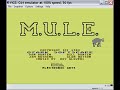 classic mule theme, playing on vice c64 emulator