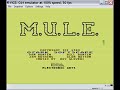 classic mule theme, playing on vice c64 emulator