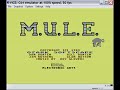classic mule theme, playing on vice c64 emulator