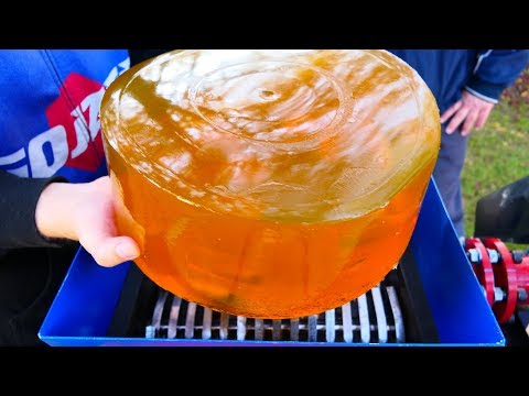 MEGA JELLY VS FAST SHREDDER! AMAZING VIDEO!