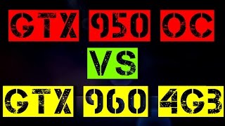 Разогнанная GTX 950 VS GTX 960