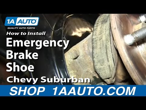 How To Install Replace Emergency Brake Shoes 2000-06 Chevy Suburban