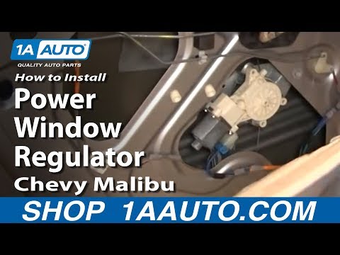 How To Install Replace Rear Power Window Regulator Chevy Malibu 04-08 1AAuto.com