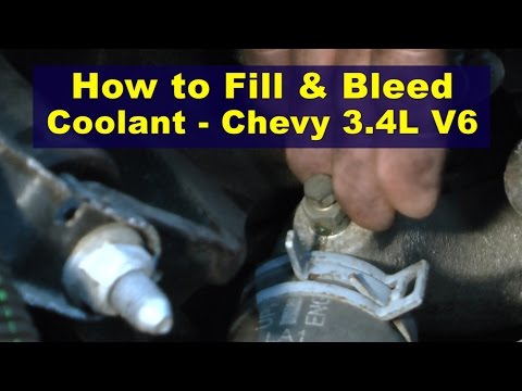 how to bleed cooling system on pontiac aztek