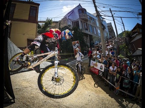 POV - Click here http://win.gs/1lxRNQQ for your daily dose of MTB action! Follow Filip Polc and Marcelo Gutierrez side-by-side in this intense downhill MTB POV foo...