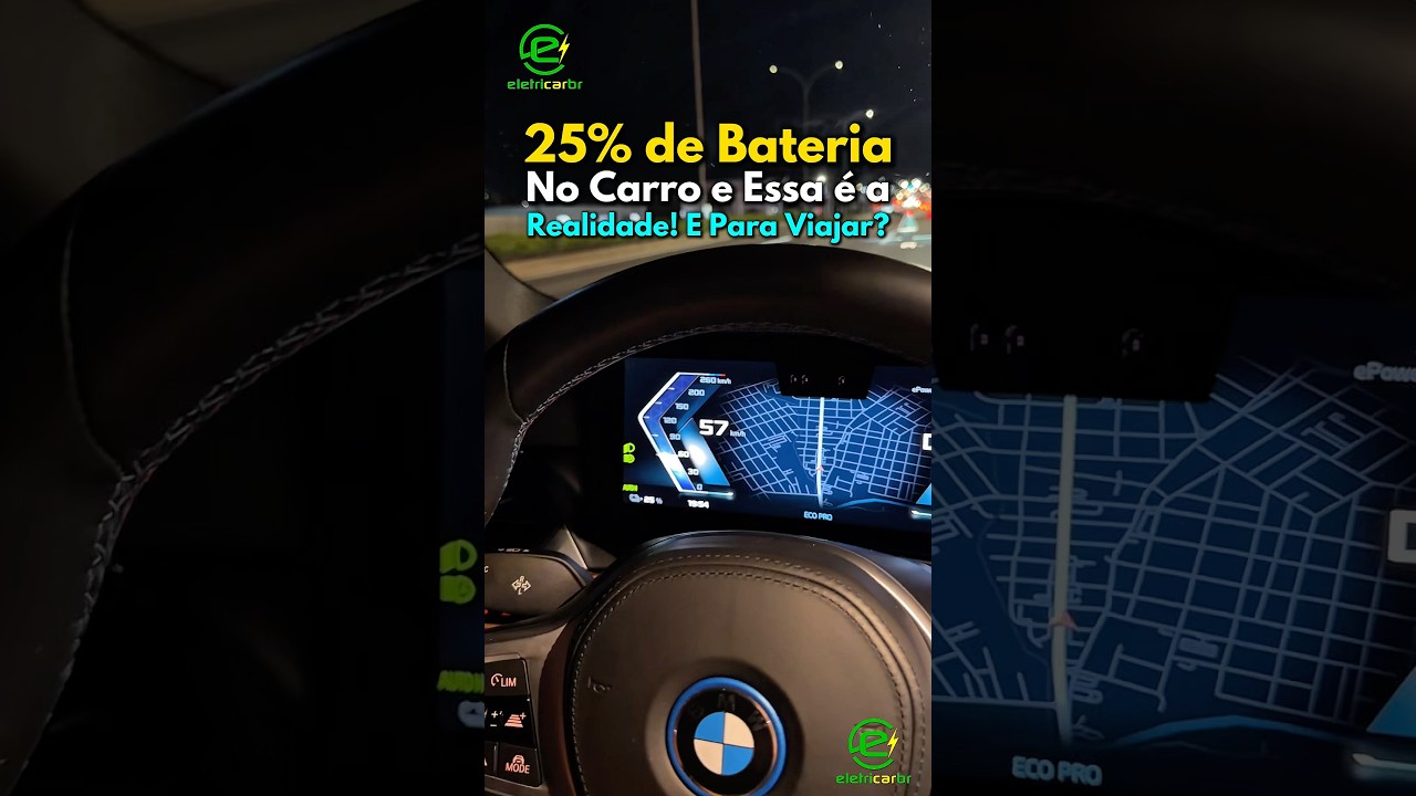 25% de Bateria no Carro e Essa é a Realidade! E Para Viajar?⚡
