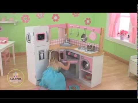 Kidkraft kinder holz spielküche pastell groÃe küche d edition