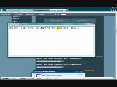 how to download pokemon to pokemon white