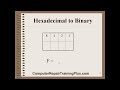 This Hexadecimal Numbers video is part of the CompTIA A+ Hardware 1.0 training series and explains how hexadecimal numbers are used in the computer and how to convert from hexadecimal to binary and decimal and back again.