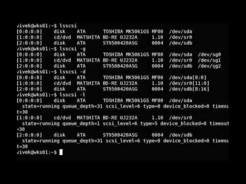 how to discover fc lun in linux