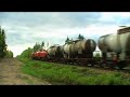Freight train 4059 passing Hernej�rvi level crossing