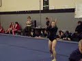 Kelly's floor routine from the Ligonier Dual meet.
