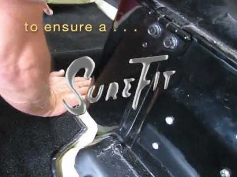 how to fit automotive carpet