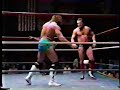 March 14, 1987 from the TBS Studios in Atlanta Part 1 - Brad Armstrong challenges Tully Blanchard for the NWA World Television Title. JJ Dillon holds onto the $10,000 that is also on the line in this match. Tony Schiavone and David Crockett call the action.