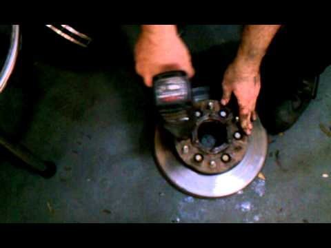 1998 Nissan Pathfinder Front Rotor Removal to replace Brake Rotor