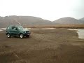 Crossing a river in Landmannalaugar