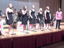 the spotlighters vocal jazz ensemble and the new jazz ensemble perform hit the road, jack by ray charles, arranged by chuck israels. jessica israels & joren cain, directors. the spotlighters are (l to r): alicia deloach, lauren futch, brittany godwin, allison riddles, tammara housel, michael hamilton, and justin cornelius. performed on oct. 28, 2008 on the spotlighters/new jazz ensemble concert at valdosta state university in valdosta, georgia.