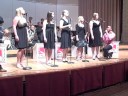 the spotlighters vocal jazz ensemble and the new jazz ensemble perform hit the road, jack by ray charles, arranged by chuck israels. jessica israels & joren cain, directors. the spotlighters are (l to r): alicia deloach, lauren futch, brittany godwin, allison riddles, tammara housel, michael hamilton, and justin cornelius. performed on oct. 28, 2008 on the spotlighters/new jazz ensemble concert at valdosta state university in valdosta, georgia.