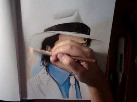 how to draw michael jackson