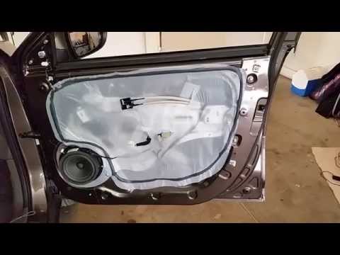 2014 Kia Sportage Metal Door Frame – Plastic Door Panel Removed To Upgrade OEM Speaker