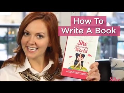 how to write a book