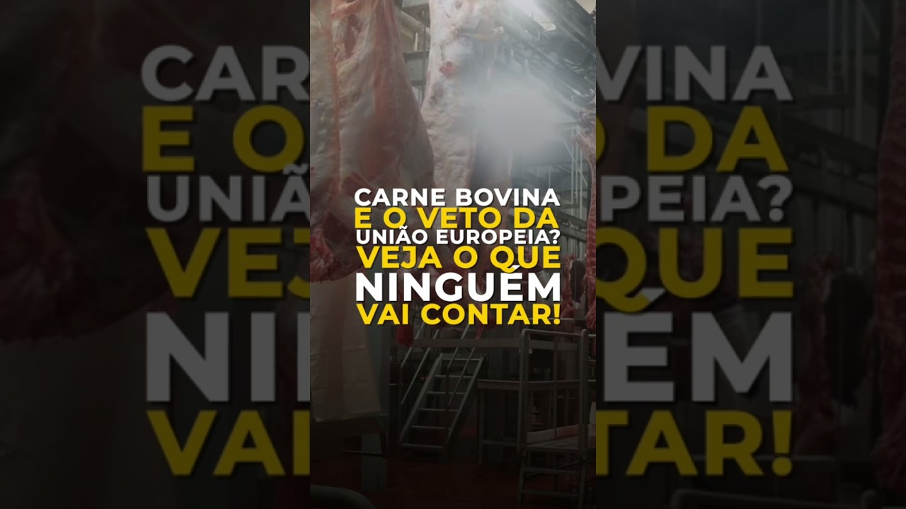 CARNE BOVINA E O VETO DA UNIÃO EUROPEIA? VEJA O QUE NINGUÉM VAI CONTAR!