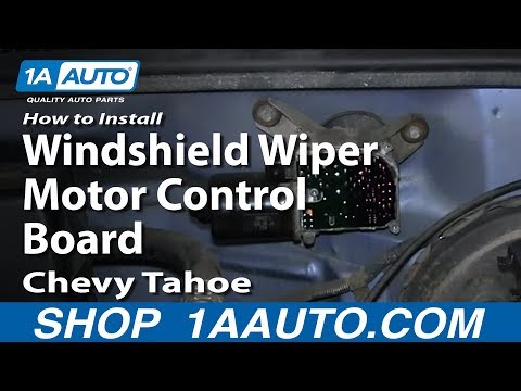 How To Install Replace Windshield Wiper Motor Control Board 1995-99 Chevy Tahoe GMC Yukon